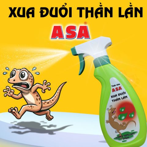 Xua Đuổi Thằn Lằn ASA - Tinh Dầu Thiên Nhiên Xua Đuổi Thằn Lằn Hiệu Quả, Hương Thơm Dễ Chịu, An Toàn Cho Ngôi Nhà