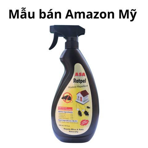 Tinh Dầu Xịt Đuổi Chuột ASA Ratpel 400ml - An Toàn Thiên Nhiên, Bảo Vệ Nhà Ở, Xe Hơi, Thân Thiện Môi Trường