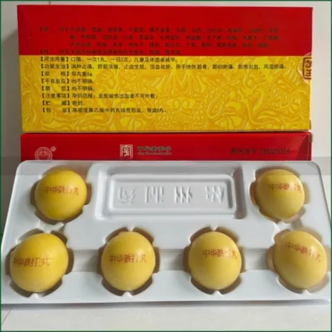 Viên Trung Hoa Điệt Đánh Wan - Hỗ Trợ Điều Trị Đau Nhức Xương Khớp, Thương Tích, Viêm Khớp - Hộp 6 Viên Chính Hãng