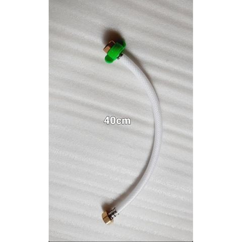 Dây Cấp Lavabo 40cm Đầu 21mm - Kết Nối Tiện Lợi Cho Thiết Bị Vệ Sinh - Chất Liệu PVC Bền Bỉ, Độ Bền Cao