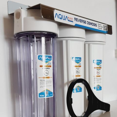 Bộ Lọc Nước Sinh Hoạt 10 Inch Không Lõi - Thiết Kế Linh Hoạt, Dễ Dàng Lắp Đặt, Tự Chọn Lõi Phù Hợp Cho Gia Đình