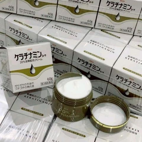 Kem cải thiện viêm da, á sừng Keratinamine Kowa 20% Urea 60g
