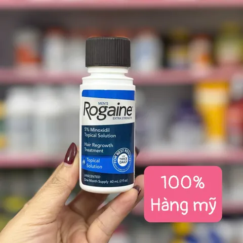 Set 3 chai -Rogaine Men’s 5% Minoxidil 60ml - Hỗ Trợ Mọc Tóc, Giảm Rụng Tóc Cho Nam Giới, Sản Phẩm Từ Mỹ 100%