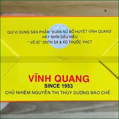 Cao Xuân Nữ Bổ Huyết Vĩnh Quang - Hỗ Trợ Điều Hòa Kinh Nguyệt, Giảm Đau, Tăng Cường Sức Khỏe Phụ Nữ - Chai 280ml Chính Hãng