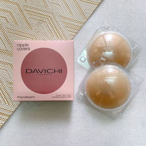 Miếng Dán Nâng Ngực Davichi Silicone Nhiệt Tự Thân - Chống Mồ Hôi, Siêu Mỏng, Độ Bám Dính Cao - Đồ Lót Nữ Thời Trang