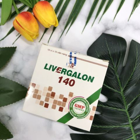 Viên Uống Livergalon 140 - Hỗ Trợ Giải Độc Gan, Bảo Vệ Gan, Tăng Cường Chức Năng Gan - Hộp 100 Viên Nang Cứng