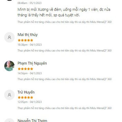 Midu MenaQ7 360mcg - Viên Canxi Hỗ Trợ Phát Triển Chiều Cao và Chắc Khỏe Xương cho Trẻ Em và Người Lớn