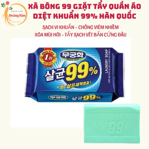 Xà bông giặt tẩy quần áo diệt khuẩn 99% vi khuẩn 230gr
