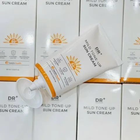 Kem chống nắng nâng tone Dr+ Mild Tone Up SPF 50+ Samjin Hàn Quốc tuýp 60ml