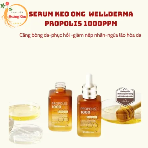 [HỎA TỐC]Serum keo ong Propolis 1000 Wellderma Hàn Quốc, dưỡng ẩm trắng da