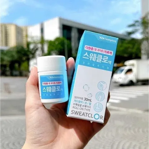 Lăn Khử Mùi Kwangdong Roll On Type Sweatclor Hàn Quốc 30ml, nách, tay, chân