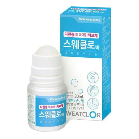 Lăn Khử Mùi Kwangdong Roll On Type Sweatclor Hàn Quốc 30ml, nách, tay, chân