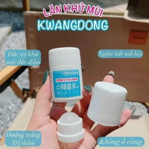 Lăn Khử Mùi Kwangdong Roll On Type Sweatclor Hàn Quốc 30ml, nách, tay, chân