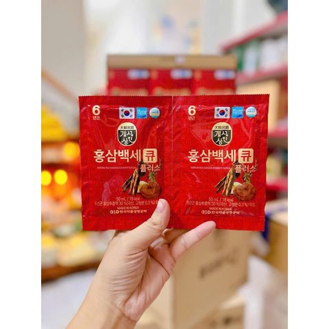 Nước hồng sâm linh chi tổng hợp Q, Qplus hộp 30gx50ml