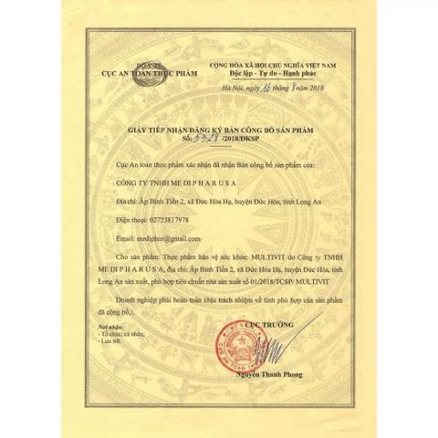 Viên Uống Multivit Bổ Sung Vitamin & Khoáng Chất – Hộp 120 Viên Tăng Cường Đề Kháng, Hỗ Trợ Khỏe Mạnh Từng Ngày