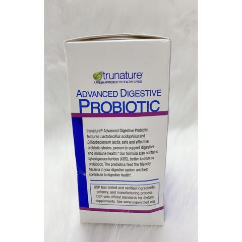 Viên uống hỗ trợ tiêu hóa Trunature Advanced Digestive Probiotic 100v - Cải thiện sức khỏe hệ tiêu hóa, bổ sung lợi khuẩn tự nhiên.