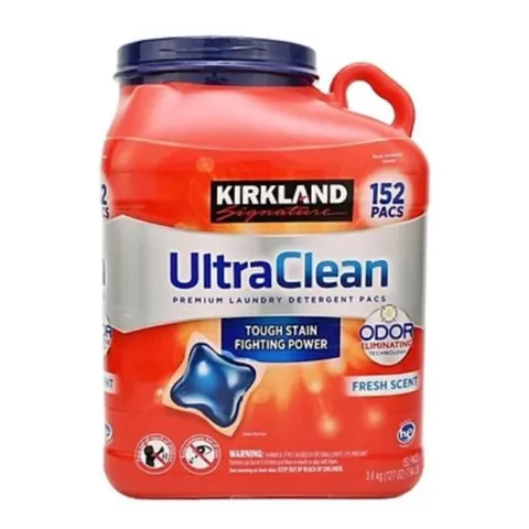 Viên giặt xả quần áo Ultra Clean Kirkland USD 152 viên