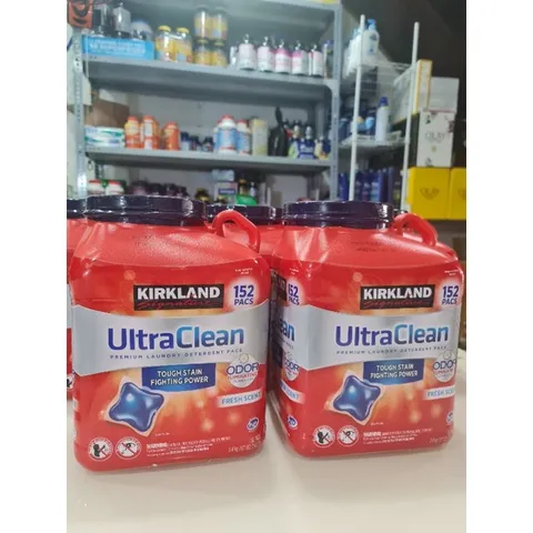Viên giặt xả quần áo Ultra Clean Kirkland USD 152 viên