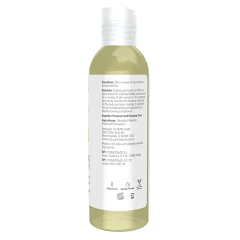Dầu Hoa Anh Thảo Nguyên Chất NOW Solutions 118ml - Dưỡng Da, Chống Khô, Giảm Kích Ứng, Dầu Thực Vật Tự Nhiên