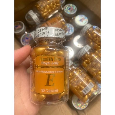 Viên Thoa Dưỡng Da Mặt Health Pro Chiết Xuất Sữa Ong Chúa & Vitamin E - Giảm Nếp Nhăn, Dưỡng Ẩm, Chống Lão Hóa 90 Viên