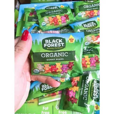 [Date 4/2025] Combo lẻ gói kẹo dẻo hữu cơ hình gấu black forest