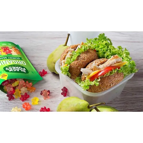 [Date 4/2025] Combo lẻ gói kẹo dẻo hữu cơ hình gấu black forest