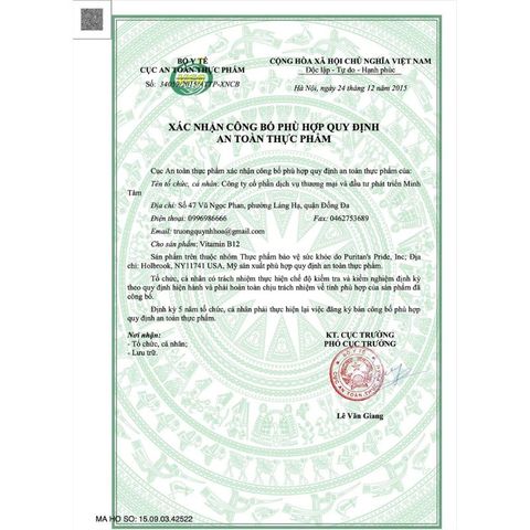 [Date 05/26] Viên Uống bổ máu, tăng cường sức khoẻ vitamin B complex with vitamin B12 Puritan Pride (90v)