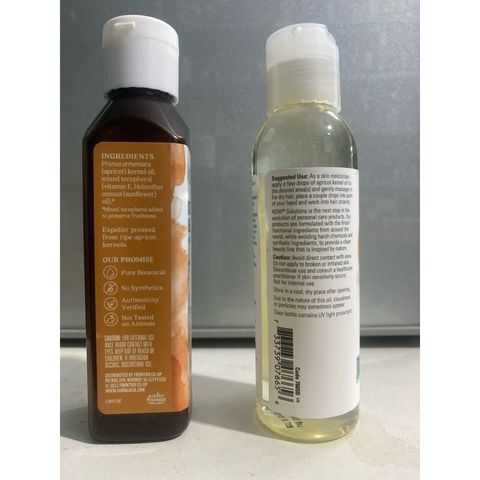 Dầu Mơ 100% Nguyên Chất - Dưỡng Ẩm Da, Tóc, Chống Lão Hóa - NOW Foods 118ml