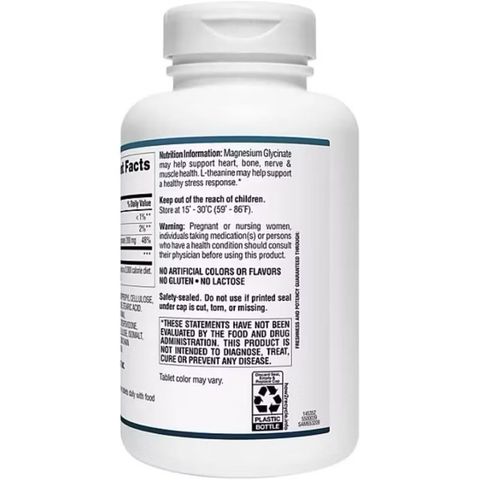 Thực Phẩm Bổ Sung Magie Magnesium Glycinate 180 Viên – Hỗ Trợ Xương, Tim Mạch, Giấc Ngủ