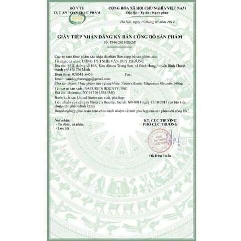 Thực Phẩm Bổ Sung Magie Magnesium Glycinate 180 Viên – Hỗ Trợ Xương, Tim Mạch, Giấc Ngủ