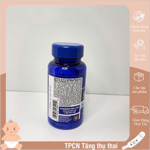 Viên uống DHEA 25mg Puritan's Pride - Hỗ trợ nâng cao chất lượng trứng và khả năng thụ thai cho nữ giới