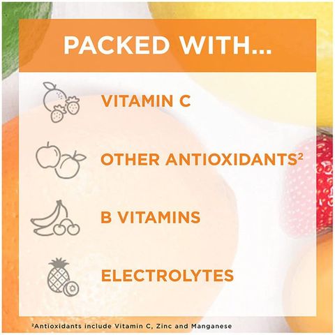 Bột Pha Vitamin C Dạng Sủi Emergen-C 1000mg - Tăng Cường Đề Kháng, Chứa Vitamin D & Kẽm, Hô Trợ Miễn Dịch Và Năng Lượng Tự Nhiên