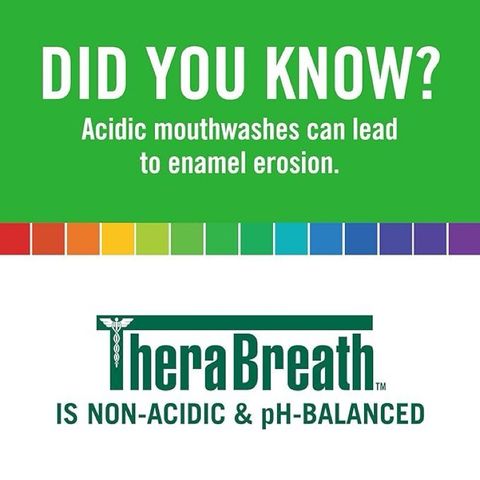 Nước Súc Miệng TheraBreath Fresh Breath Icy Mint - Ngăn Ngừa Hôi Miệng, Giảm Sâu Răng, An Toàn Cho Người Nhạy Cảm, Phụ Nữ Mang Thai