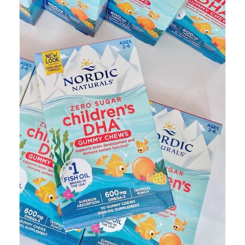  Kẹo bổ sung Omega 3 cho bé từ 3 tuổi của Nordic Naturals