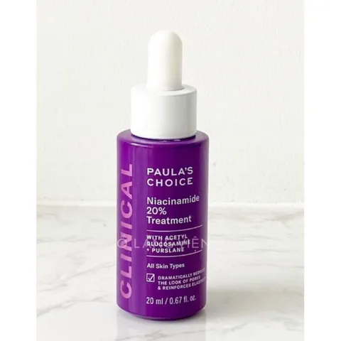 [Hàng Mỹ] Serum dưỡng da Niacinamide 20% Treatment Paula's Choice 20ml