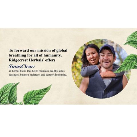 [Date 8/2025] Viên uống hỗ trợ viêm xoang, nghẹt mũi Sinus Clear Ridgecrest Herbal