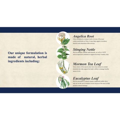 [Date 8/2025] Viên uống hỗ trợ viêm xoang, nghẹt mũi Sinus Clear Ridgecrest Herbal