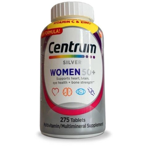 [Date 2024] Vitamin me Tổng Hợp Centrum Silver nam nữ Men và women 50+