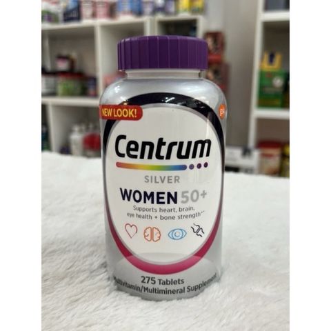 [Date 2024] Vitamin me Tổng Hợp Centrum Silver nam nữ Men và women 50+