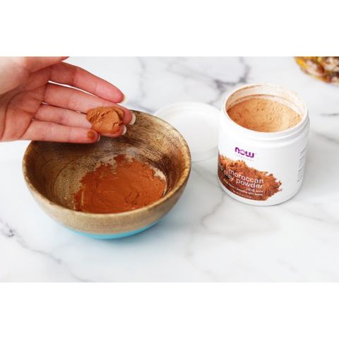[Date 2026, tặng cọ hoặc chén thìa] Bột mặt nạ đất sét NOW CLAY POWDER 170g