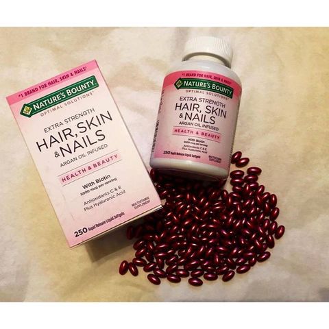 Viên Uống Hỗ Trợ Tóc Dày, Móng Khỏe, Da Đẹp Nature's Bounty - Biotin Tăng Cường Sắc Đẹp Toàn Diện