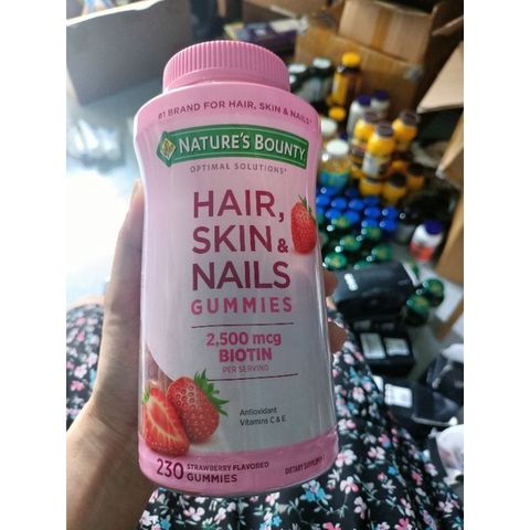 Viên Uống Hỗ Trợ Tóc Dày, Móng Khỏe, Da Đẹp Nature's Bounty - Biotin Tăng Cường Sắc Đẹp Toàn Diện