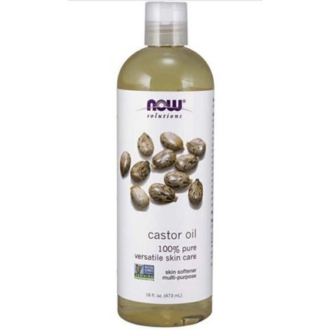 Dầu Dưỡng Da Hạt Thầu Dầu Castor Oil NOW Solutions 118ml - Dưỡng Ẩm, Tái Tạo Da Khỏe Mạnh