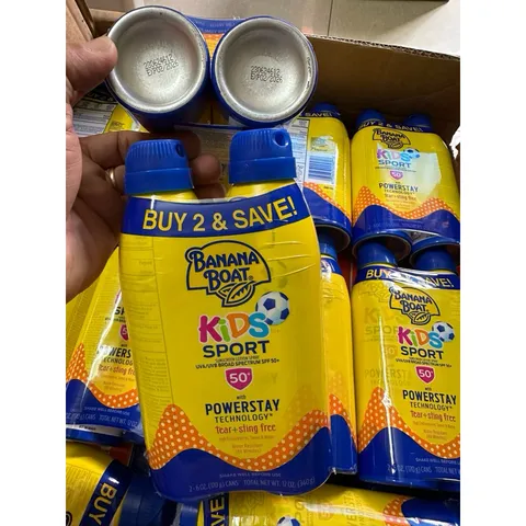 Xịt chống nắng trẻ em Banana Boat Kids Max protect & play cho bé  SPF 50-100
