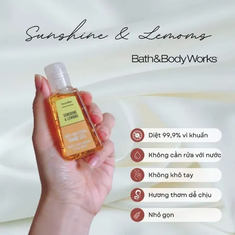 Gel rửa tay khô diệt khuẩn Bath and Body Works 29ml
