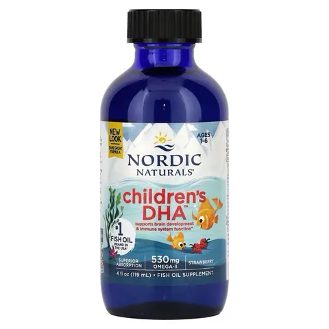 DHA cho trẻ từ 1 - 6 tuổi Children's DHA 530mg Omega 3 Nordic Naturals