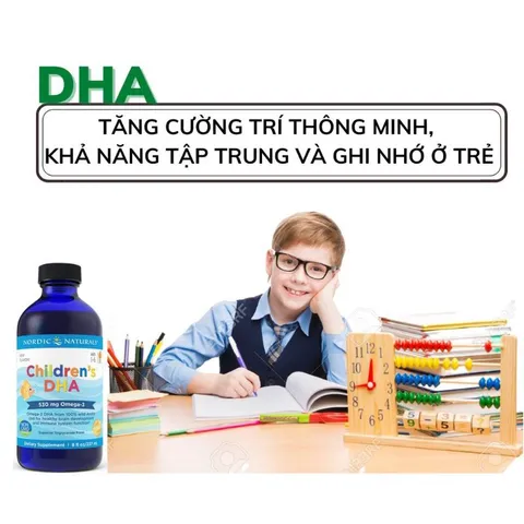 DHA cho trẻ từ 1 - 6 tuổi Children's DHA 530mg Omega 3 Nordic Naturals