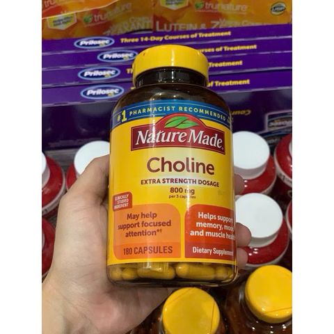 Viên uống Nature Made Choline Extra strength Dosage 800mg