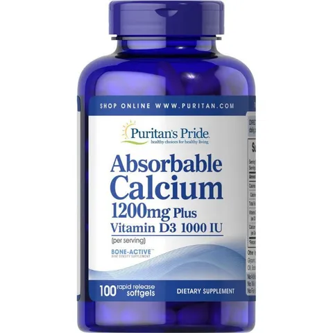 [Date 2/2024] Viên uống canxi ngừa loãng xương Absorbable Calcium 100v