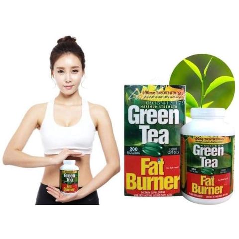  Viên uống giảm cân từ trà xanh Green Tea Fat Burner 200 viên của Mỹ